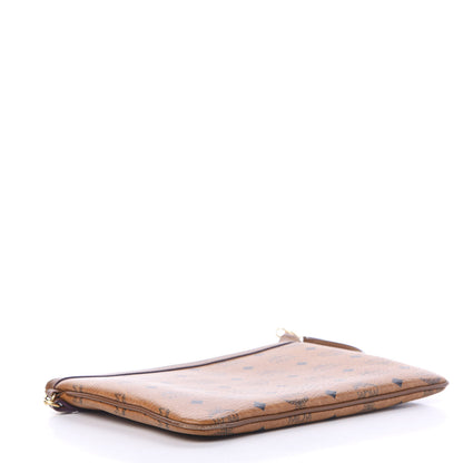 MCM Visetos Medium Stark Wristlet Pouch Cognac 3 of 10