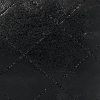 Chanel Lambskin Quilted Medium Double Flap Black 15 of 21