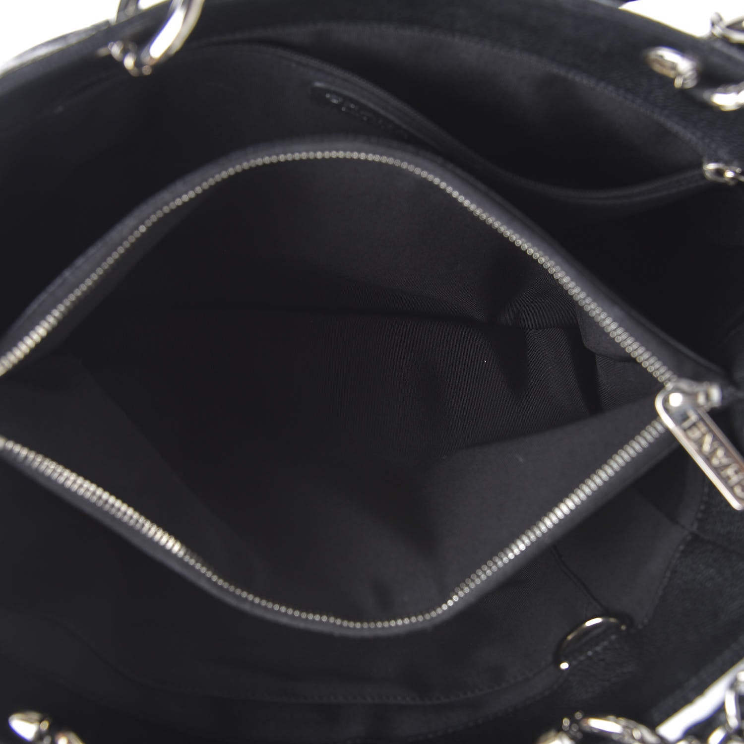 Chanel Caviar Quilted Grand Shopping Tote GST Black 5 of 11