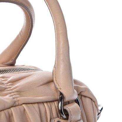Prada Nappa Gaufre Dome Satchel Cipria 10 of 13