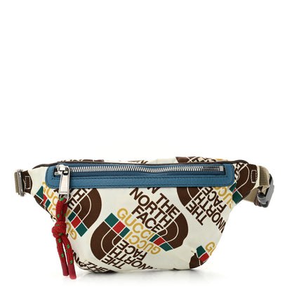 Gucci X THE NORTH FACE Econyl Nylon Belt Bag White Sky Blue 1 of 15