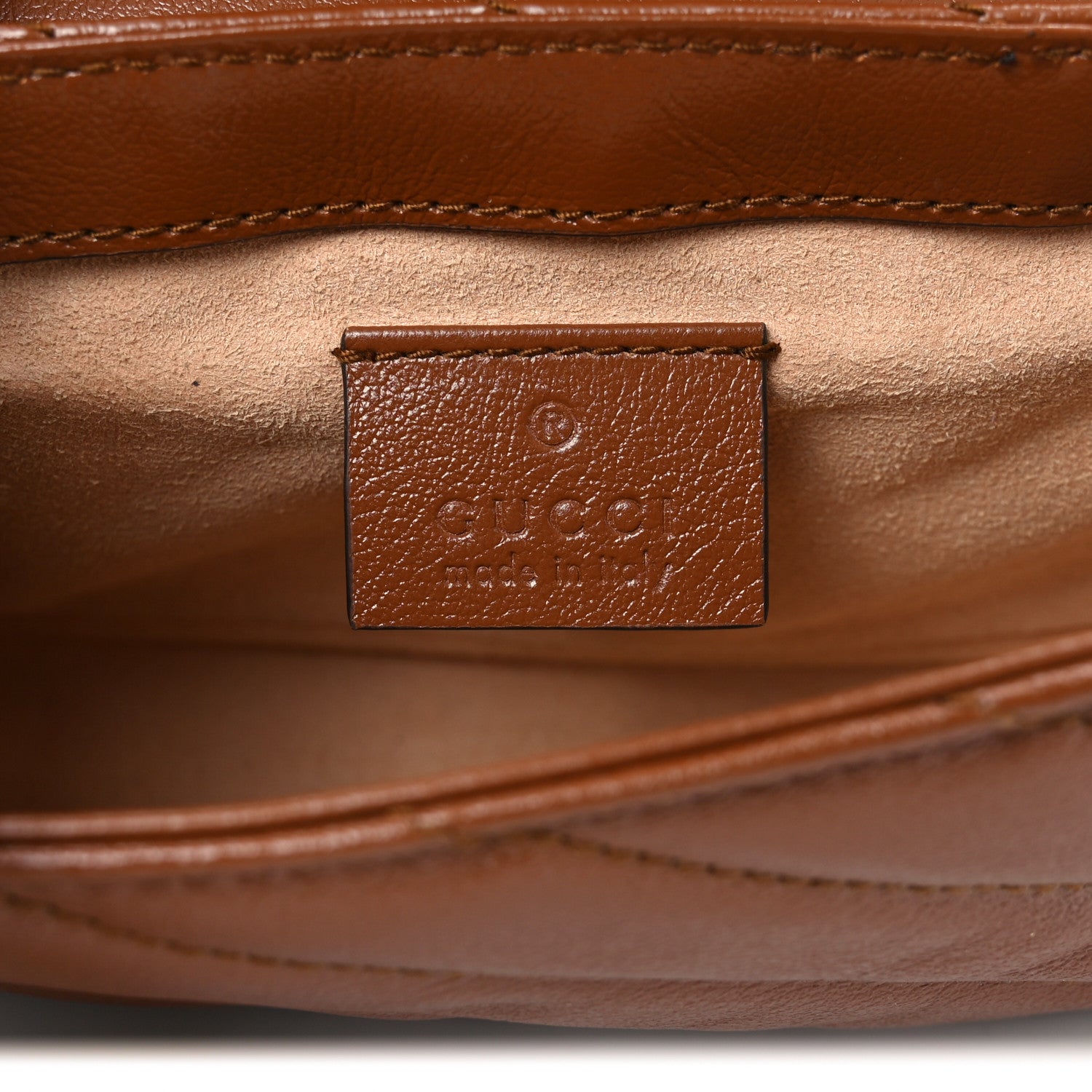 Gucci Azalea Calfskin Matelasse Diagonal Super Mini GG Marmont Shoulder Bag Cuir 6 of 11