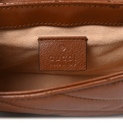 Gucci Azalea Calfskin Matelasse Diagonal Super Mini GG Marmont Shoulder Bag Cuir 6 of 11