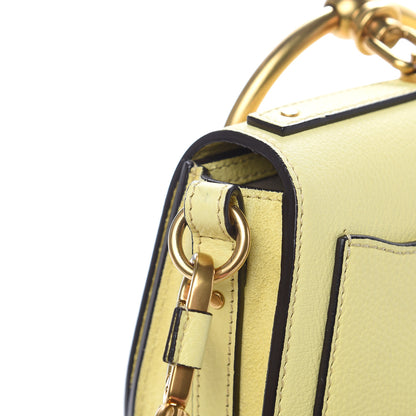 Chloe Calfskin Suede Small Nile Bracelet Bag Lemonade 11 of 14