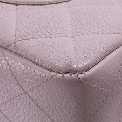 Chanel Caviar Quilted Small Double Flap White 6 of 13