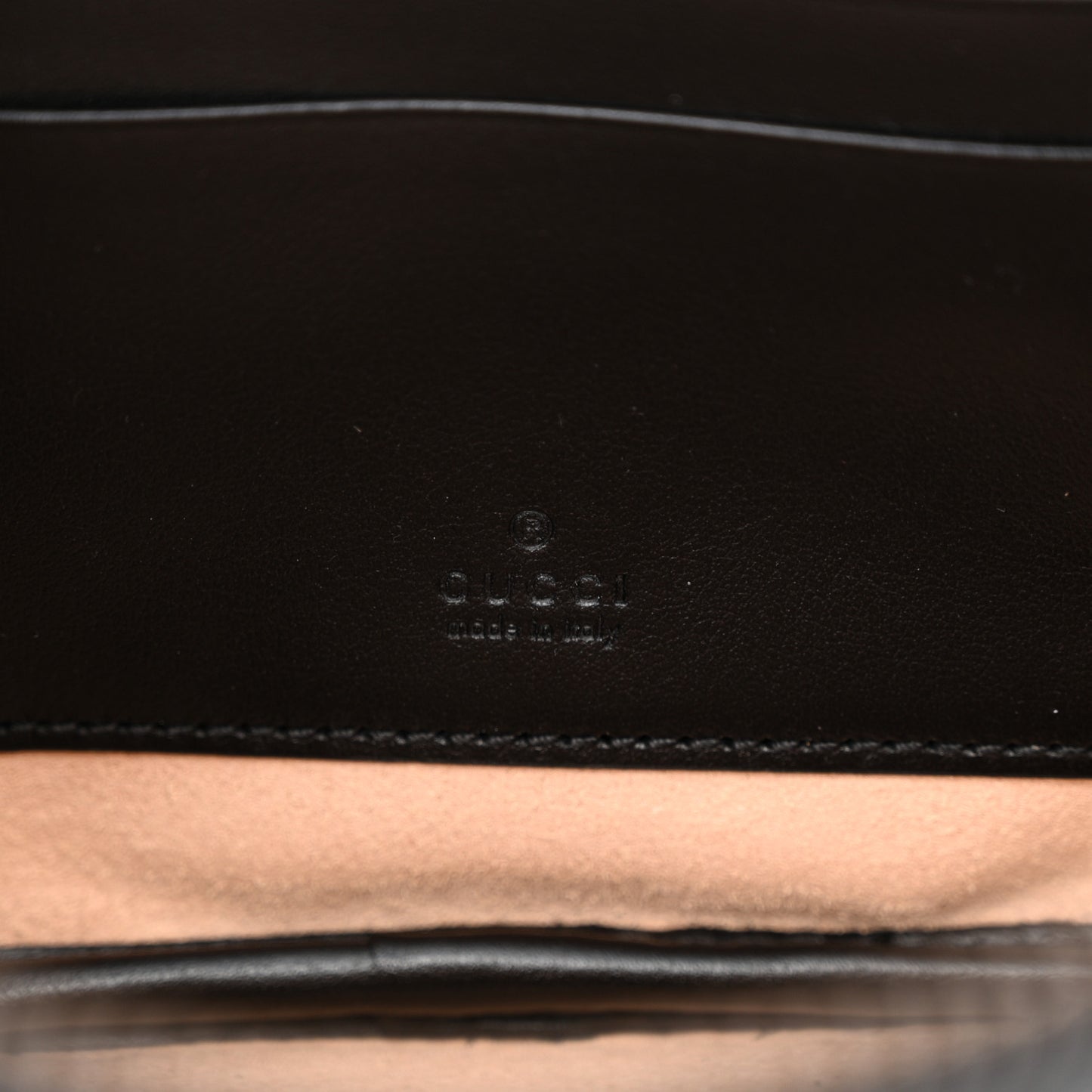 Calfskin Matelasse Small GG Marmont Vanity Cosmetic Case Black