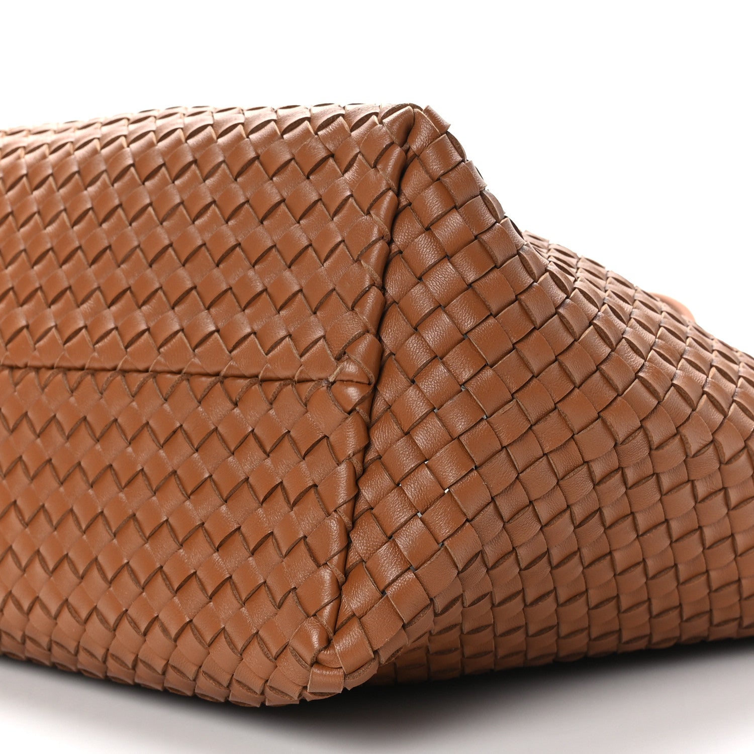 Bottega Veneta Lambskin Intreccio Medium Cabat Wood 9 of 9