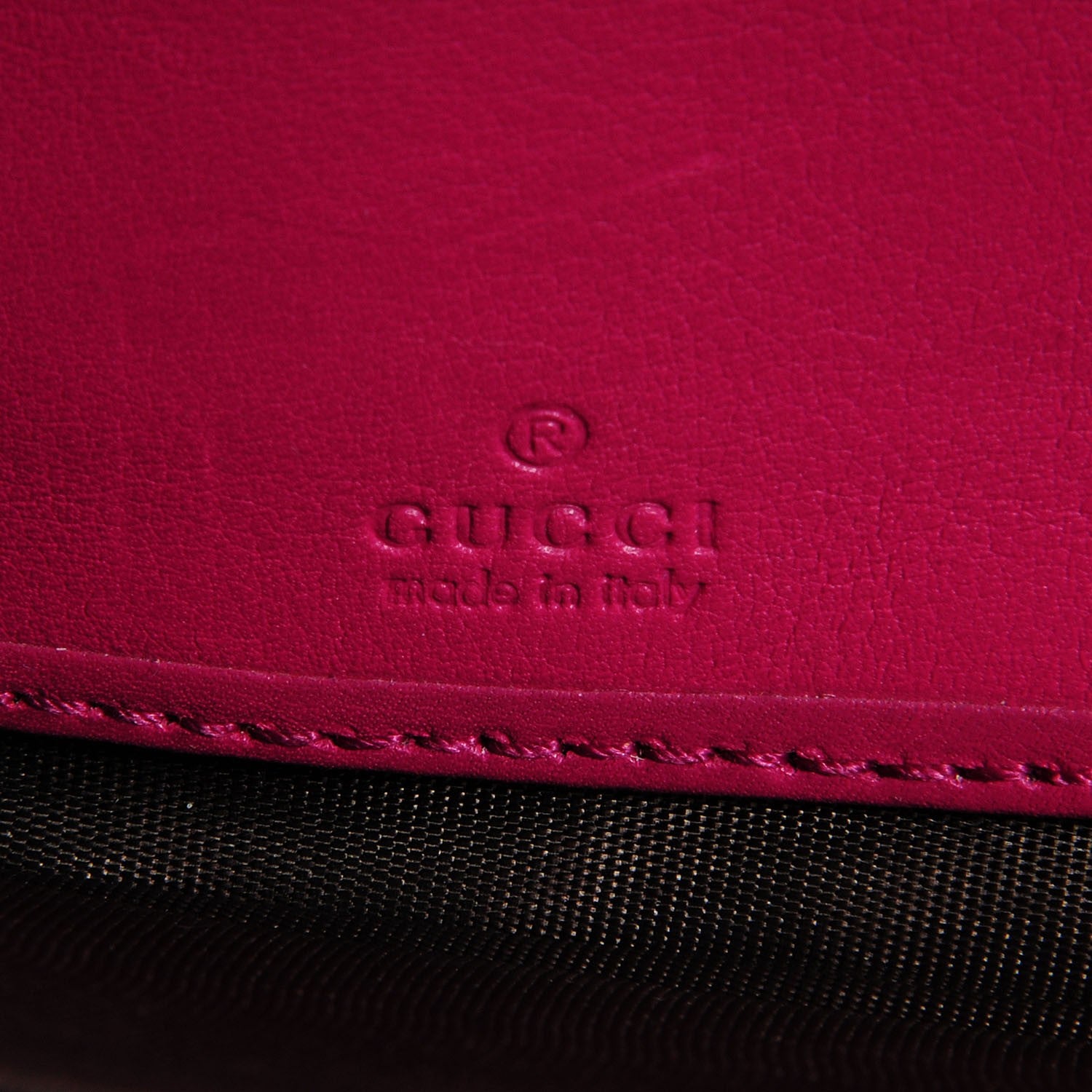 Gucci Patent Soho Zip Around Wallet Bright Bougainvillea 6 of 7