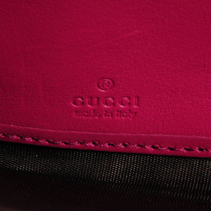Gucci Patent Soho Zip Around Wallet Bright Bougainvillea 6 of 7