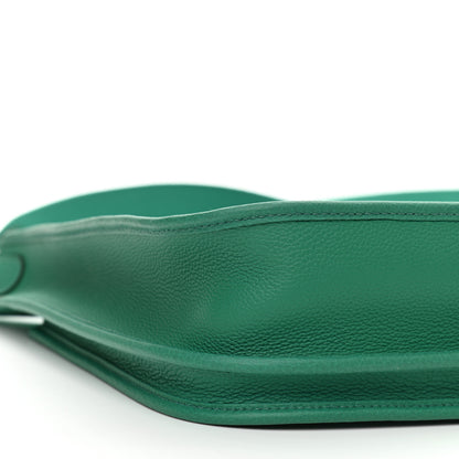 Hermes Taurillon Clemence Evelyne III PM Vert Jade 8 of 9