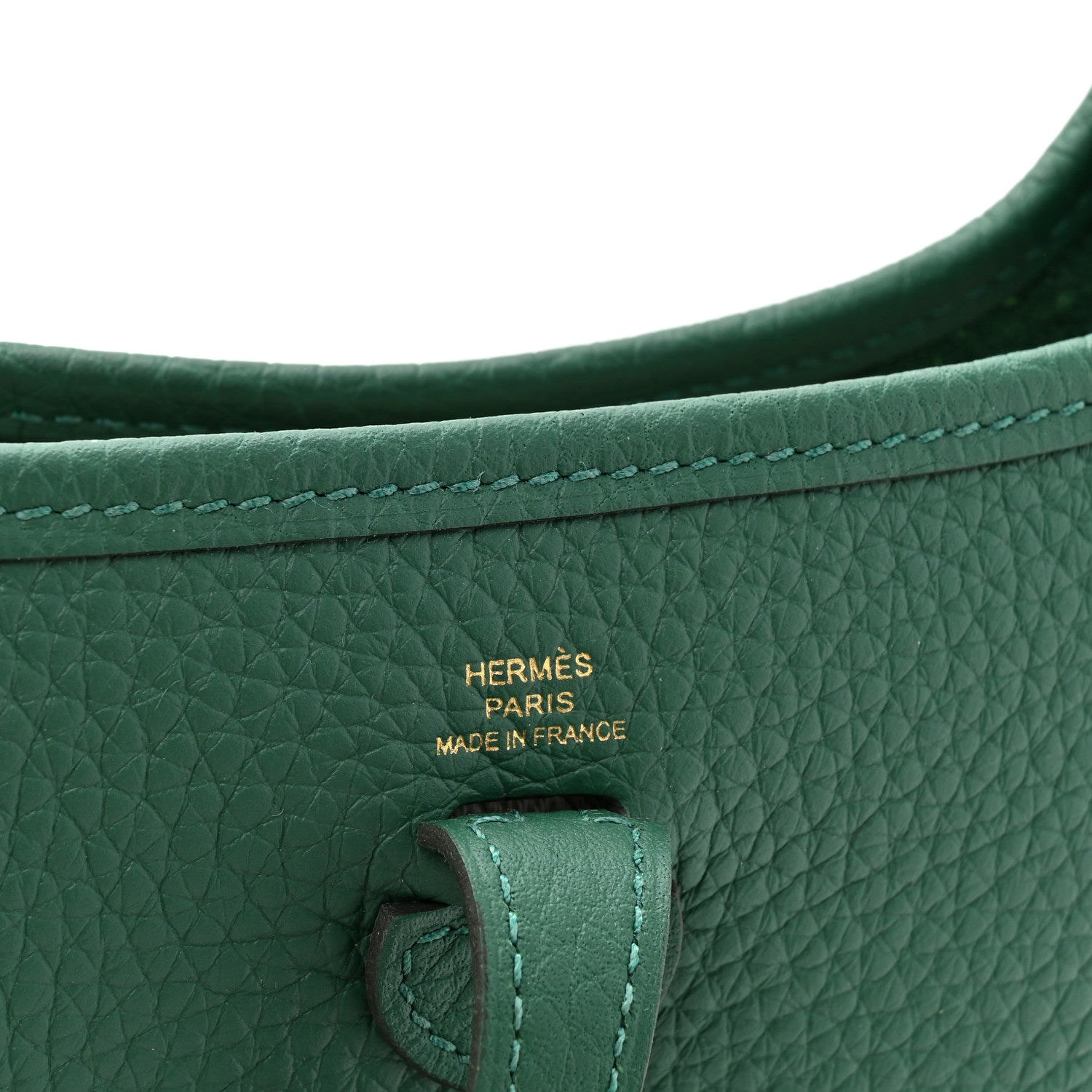 Hermes Taurillon Clemence Evelyne TPM Vert Vertigo 6 of 11