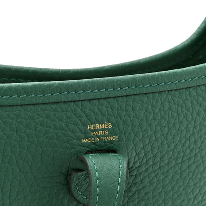 Hermes Taurillon Clemence Evelyne TPM Vert Vertigo 6 of 11