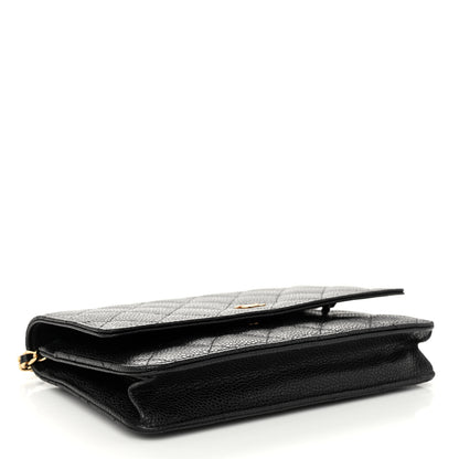 Chanel Caviar Quilted Wallet on Chain WOC Black 4 of 9