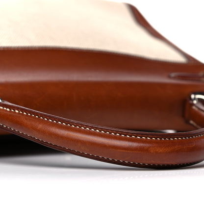 Hermes Toile Barenia Kelly Sellier 32 Fauve 18 of 19
