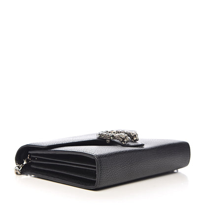 Gucci Calfskin Mini Dionysus Chain Wallet Black 4 of 11