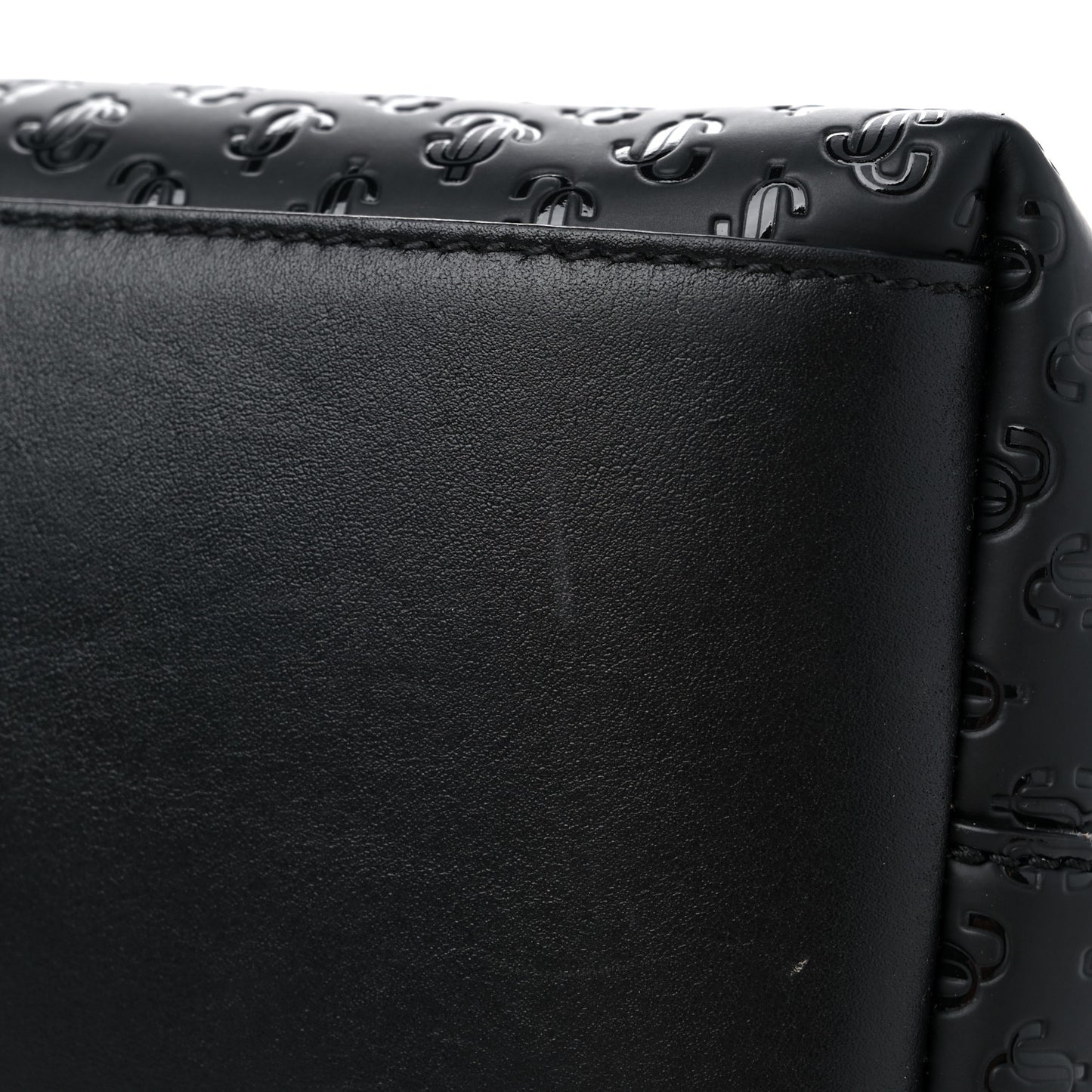 Calfskin Monogram Embossed Nine2Five East West Tote Black