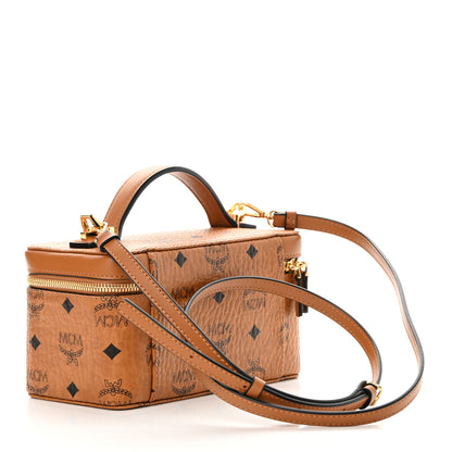 MCM Visetos Vanity Case Cognac 3 of 10