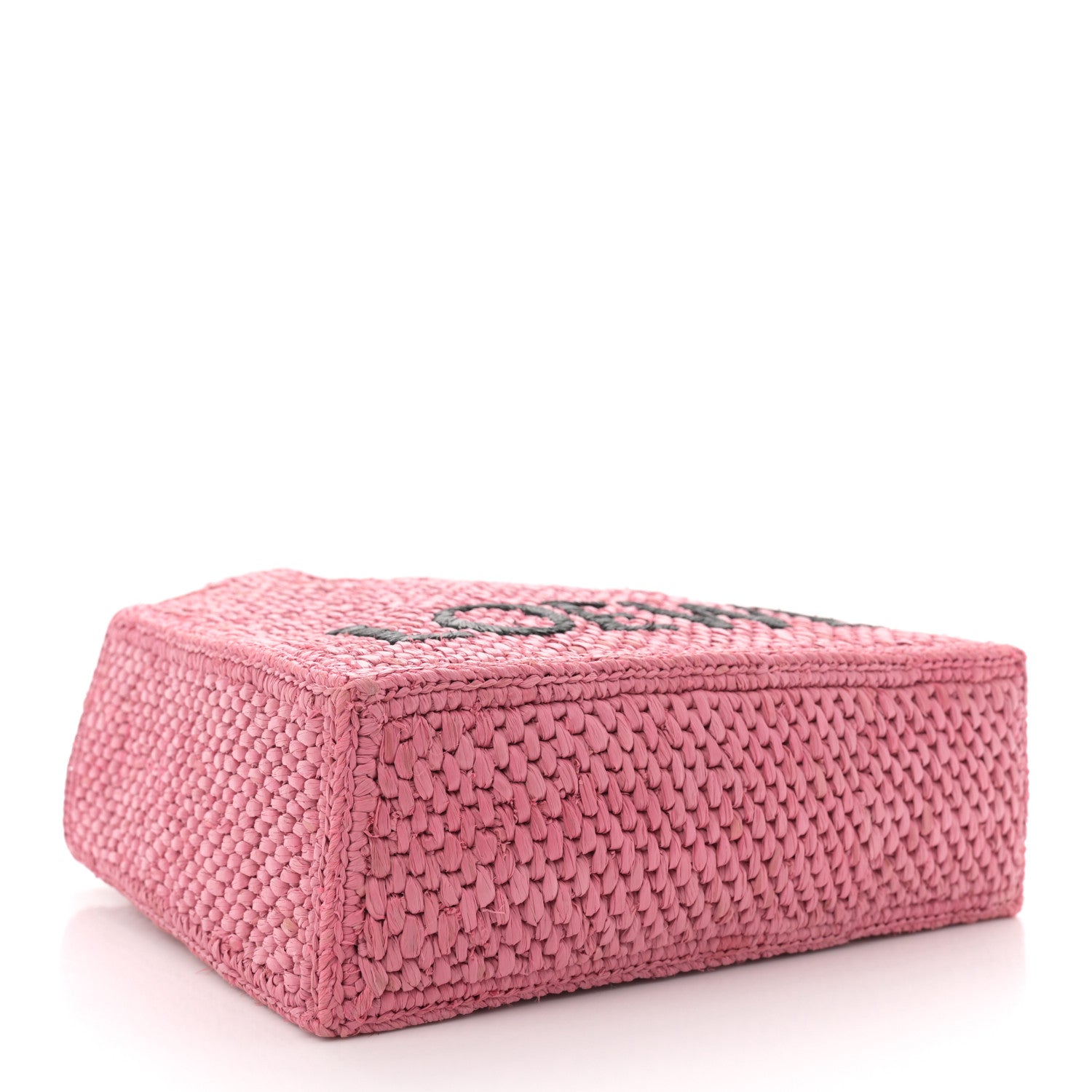 Loewe X PAULA'S IBIZA Raffia Font Tote Sunset Pink 4 of 10