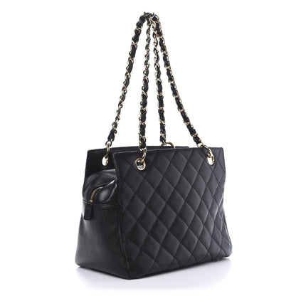 Chanel Caviar Quilted Petit Timeless Tote PTT Black 2 of 9