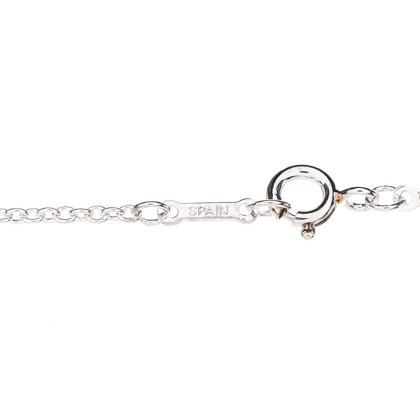 Sterling Silver 22mm Elsa Peretti Open Heart Pendant Necklace