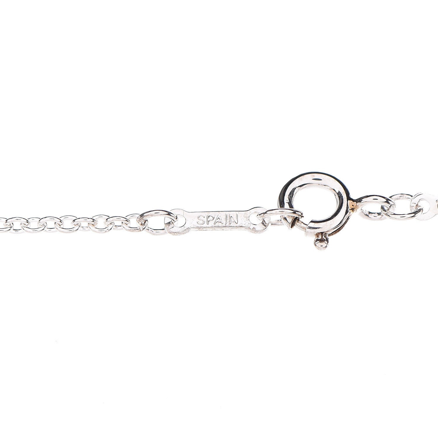 Tiffany Sterling Silver 22mm Elsa Peretti Open Heart Pendant Necklace 5 of 8