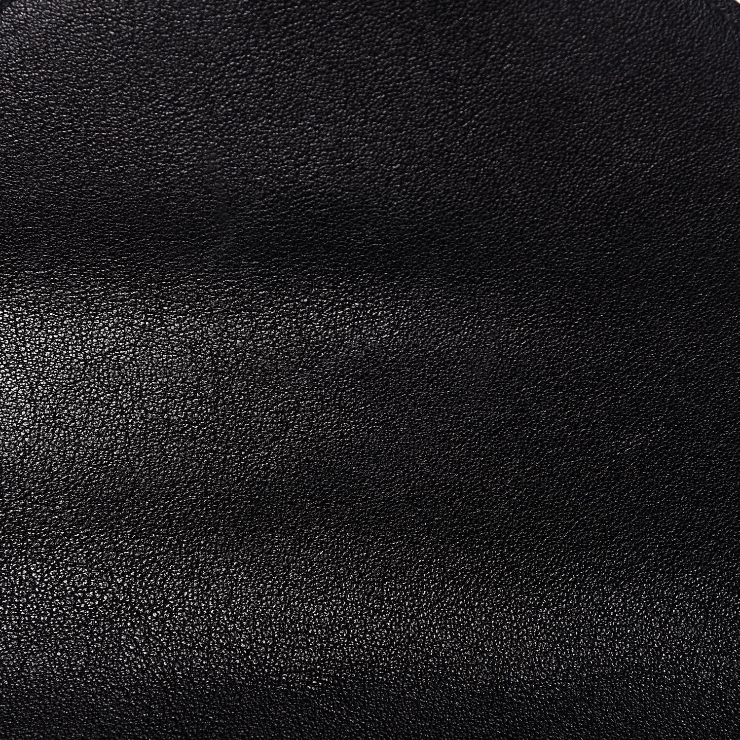 Saint Laurent Sheepskin Matelasse Chevron Monogram Medium College Bag Black 8 of 11