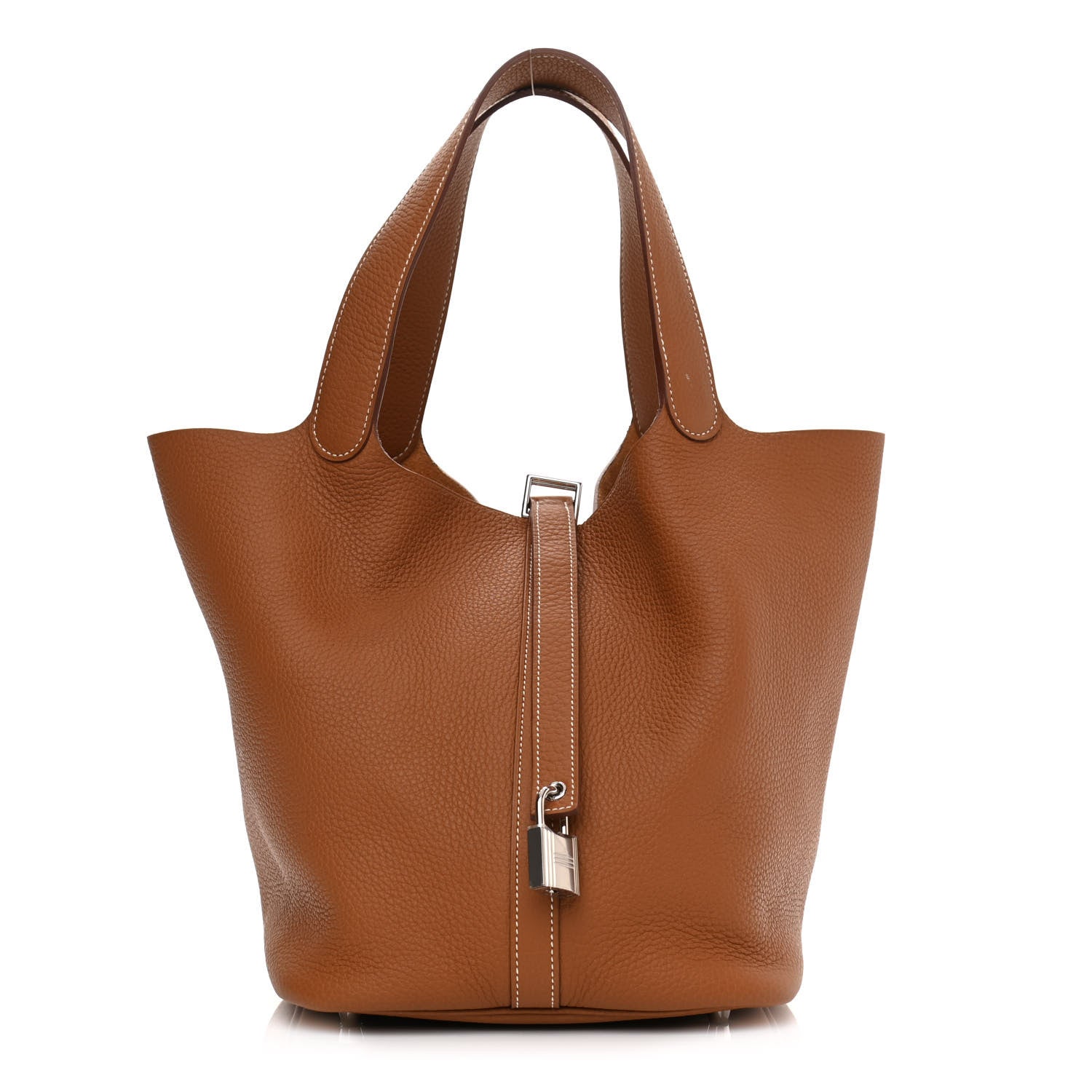 Hermes Taurillon Clemence Picotin Lock 26 GM Gold 1 of 10