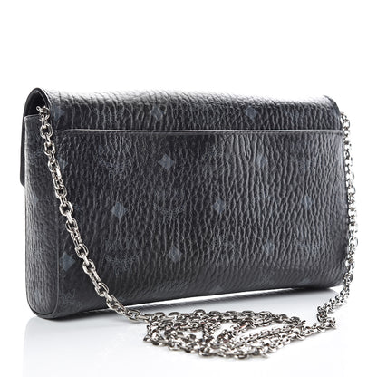 MCM Visetos Small Millie Crossbody Bag Black 3 of 11