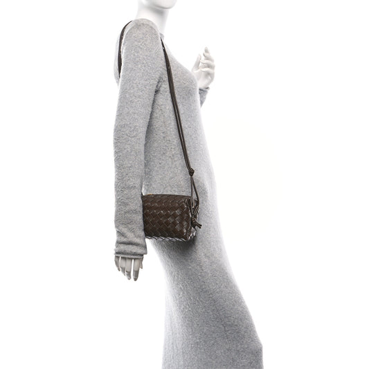 Nappa Intrecciato Mini Loop Camera Bag Fondant