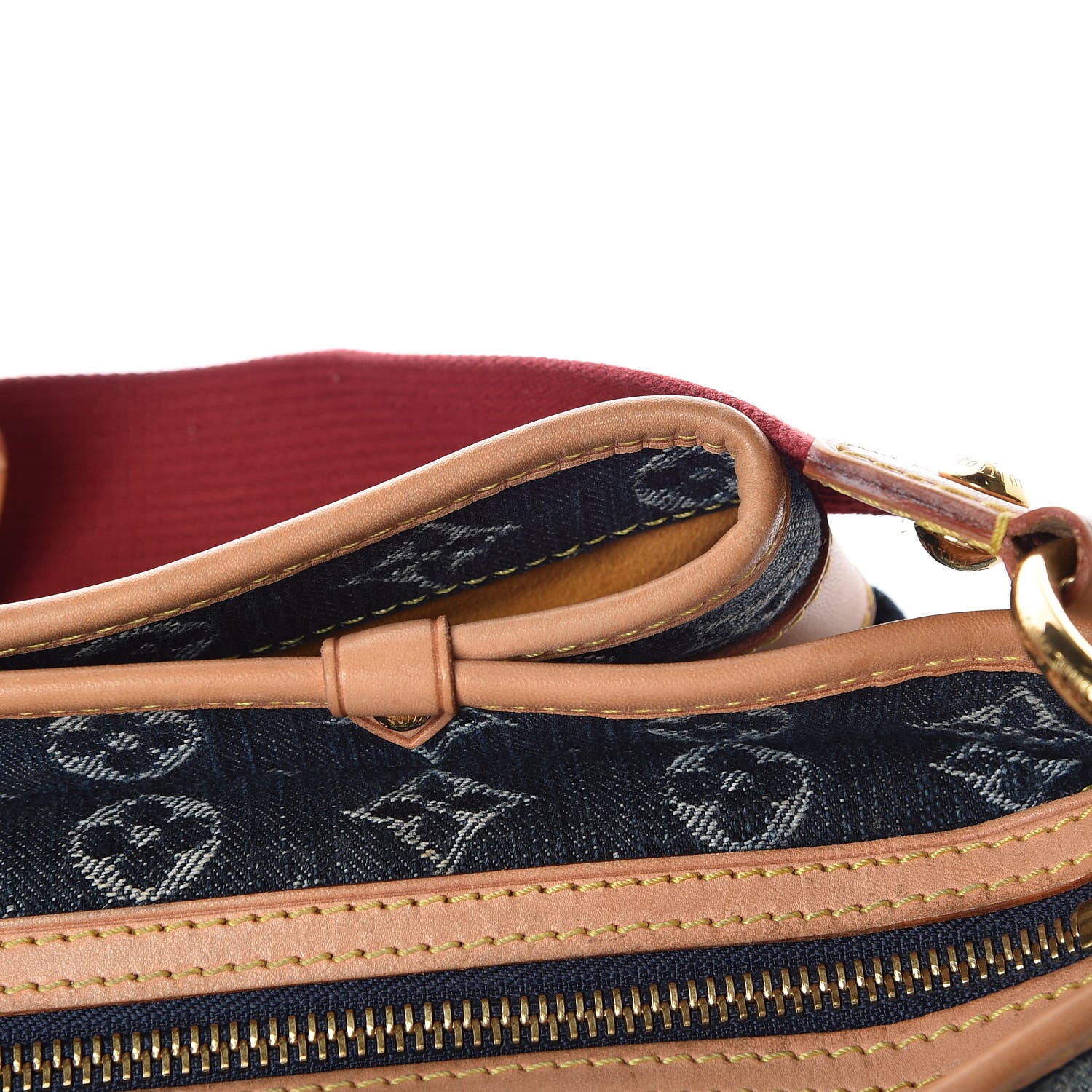 Louis Vuitton Denim Raye Porte Epaule MM 12 of 17