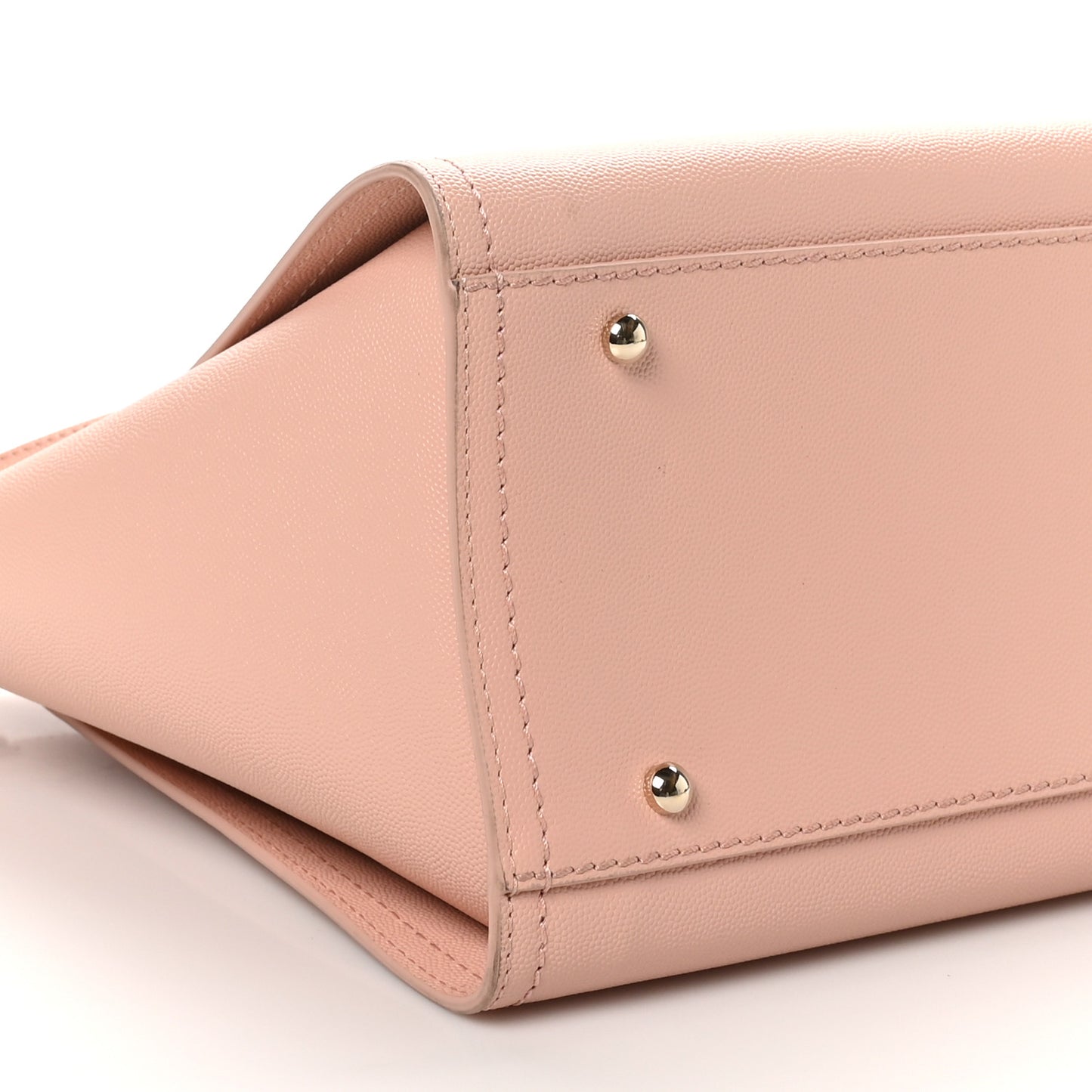Caviar Small Studded Deauville Tote Light Pink