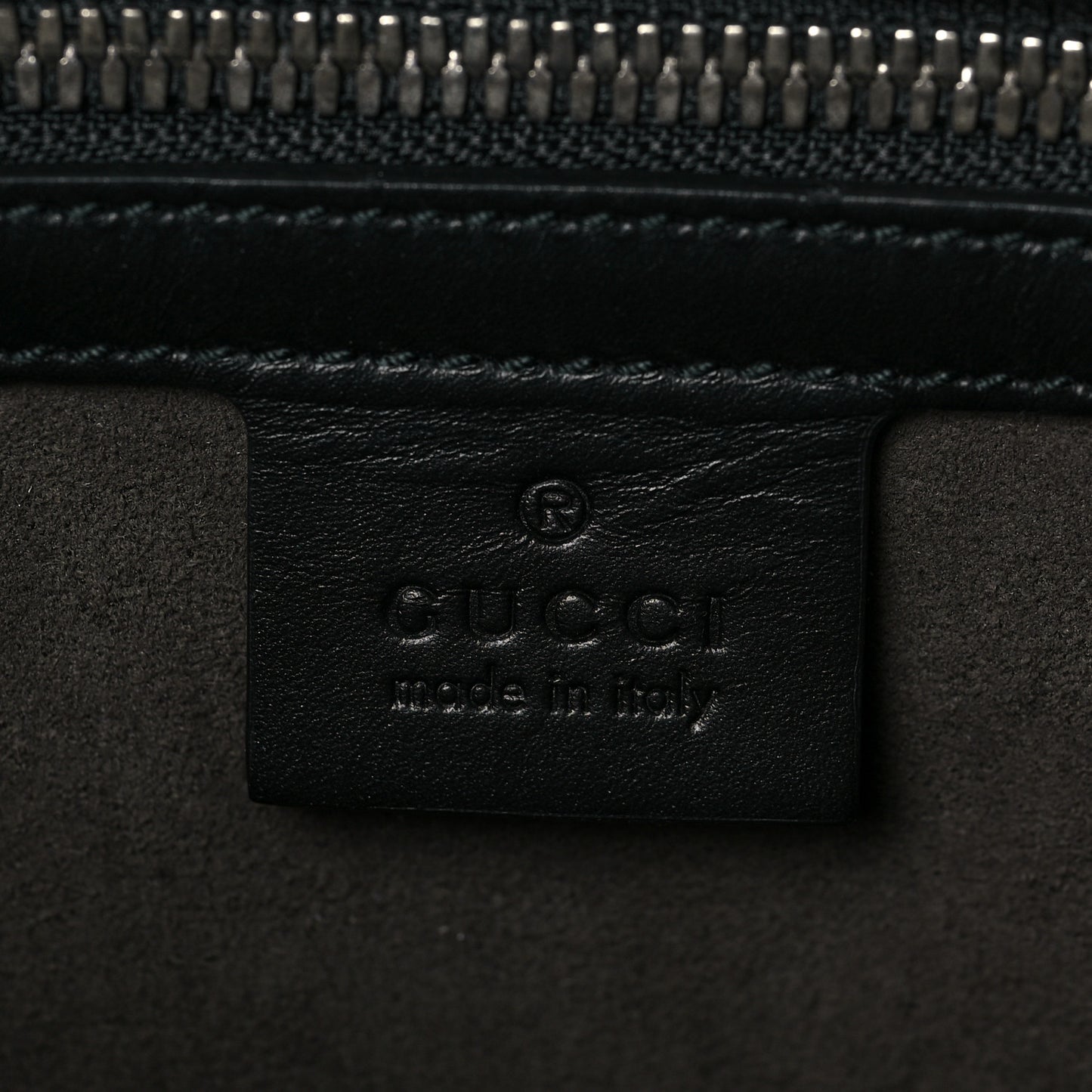 Guccissima Signature Briefcase Black