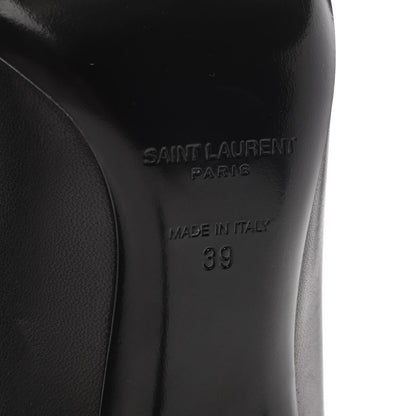 Saint Laurent Calfskin Opyum 85 Pumps 39 Black 6 of 10