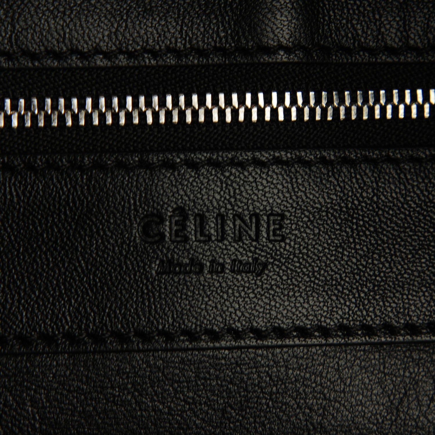 Celine Shearling Smooth Lambskin Vertical Gusset Cabas White 6 of 8