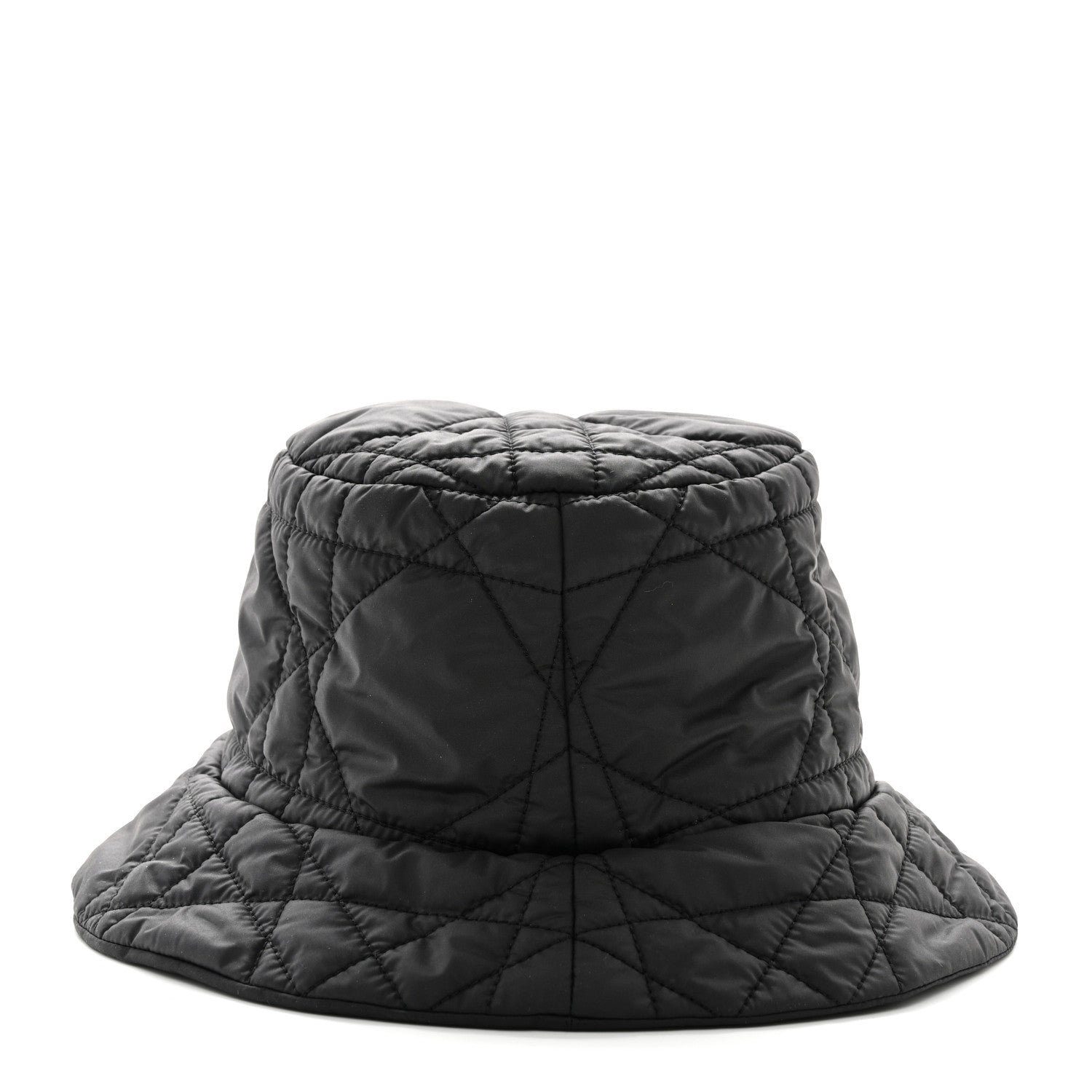 Christian Dior Nylon Cannage Bucket Hat 59 Black 3 of 8