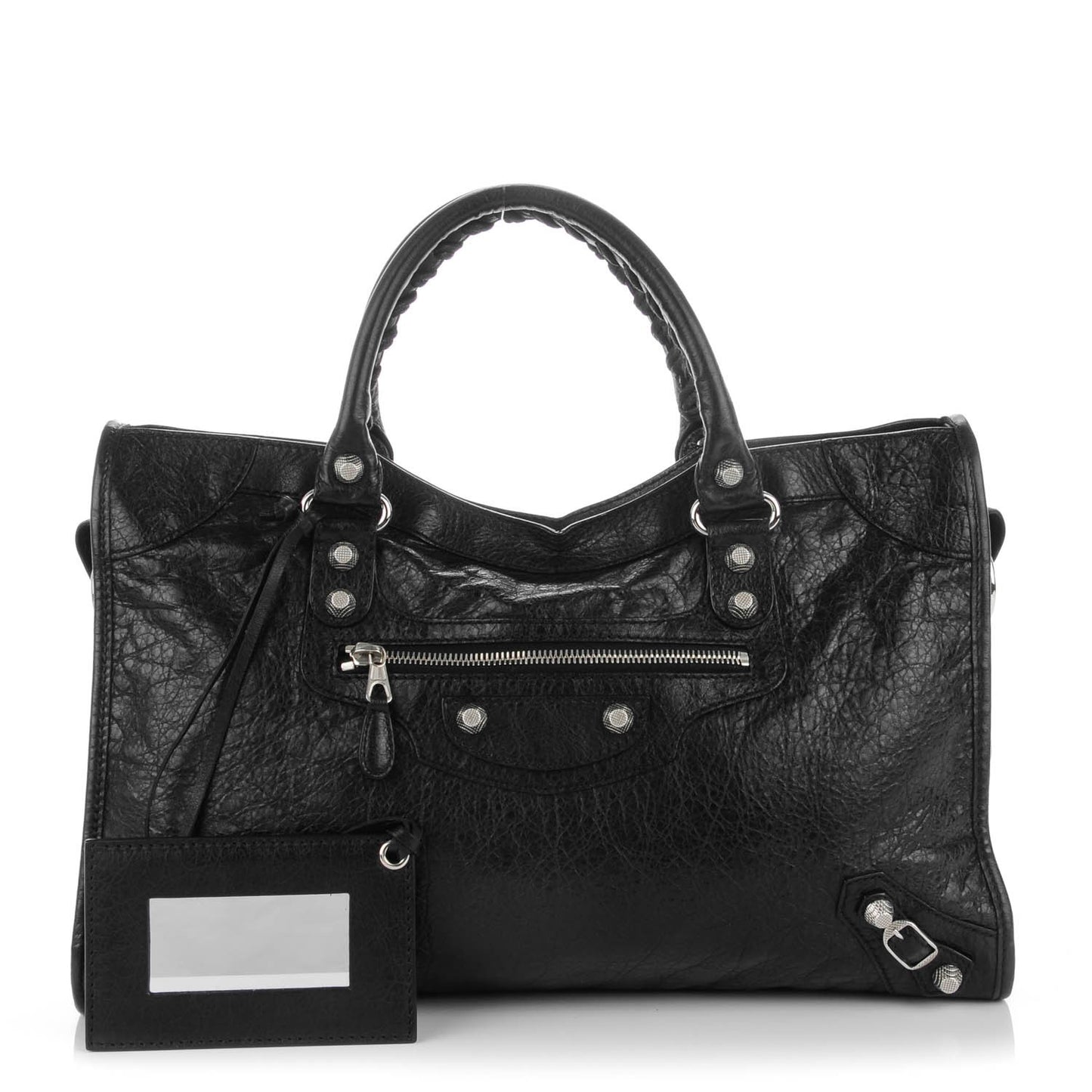 Agneau Giant 12 Silver Hardware City Black
