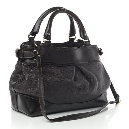 Burberry Grainy Calfskin Shoulder Bag Dark Chocolate 2 of 7