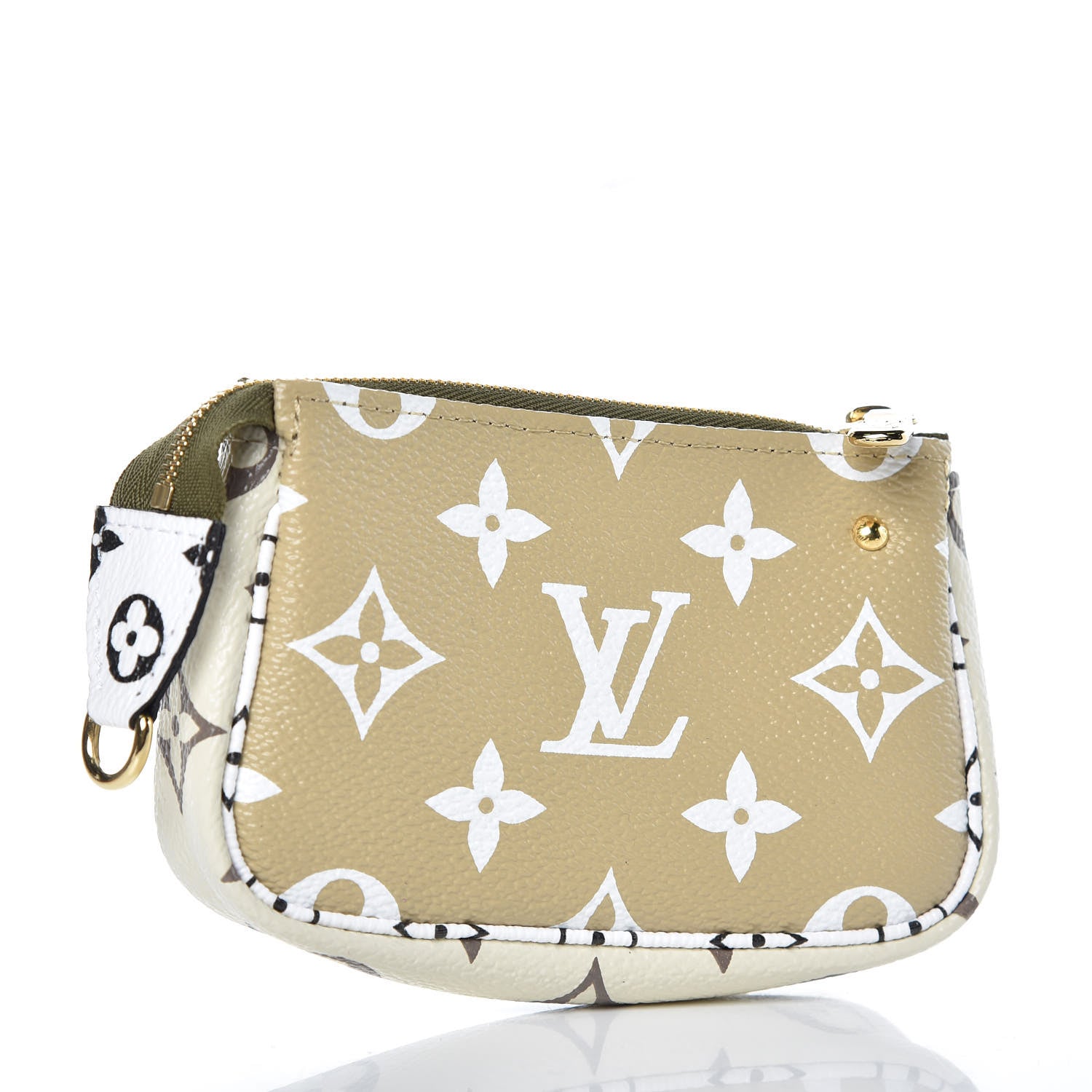 Louis Vuitton Monogram Giant Micro Pochette Accessories Kaki White 3 of 7