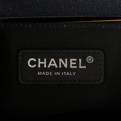 Chanel Iridescent Goatskin Quilted Small Boy Flap Purple 7 of 8