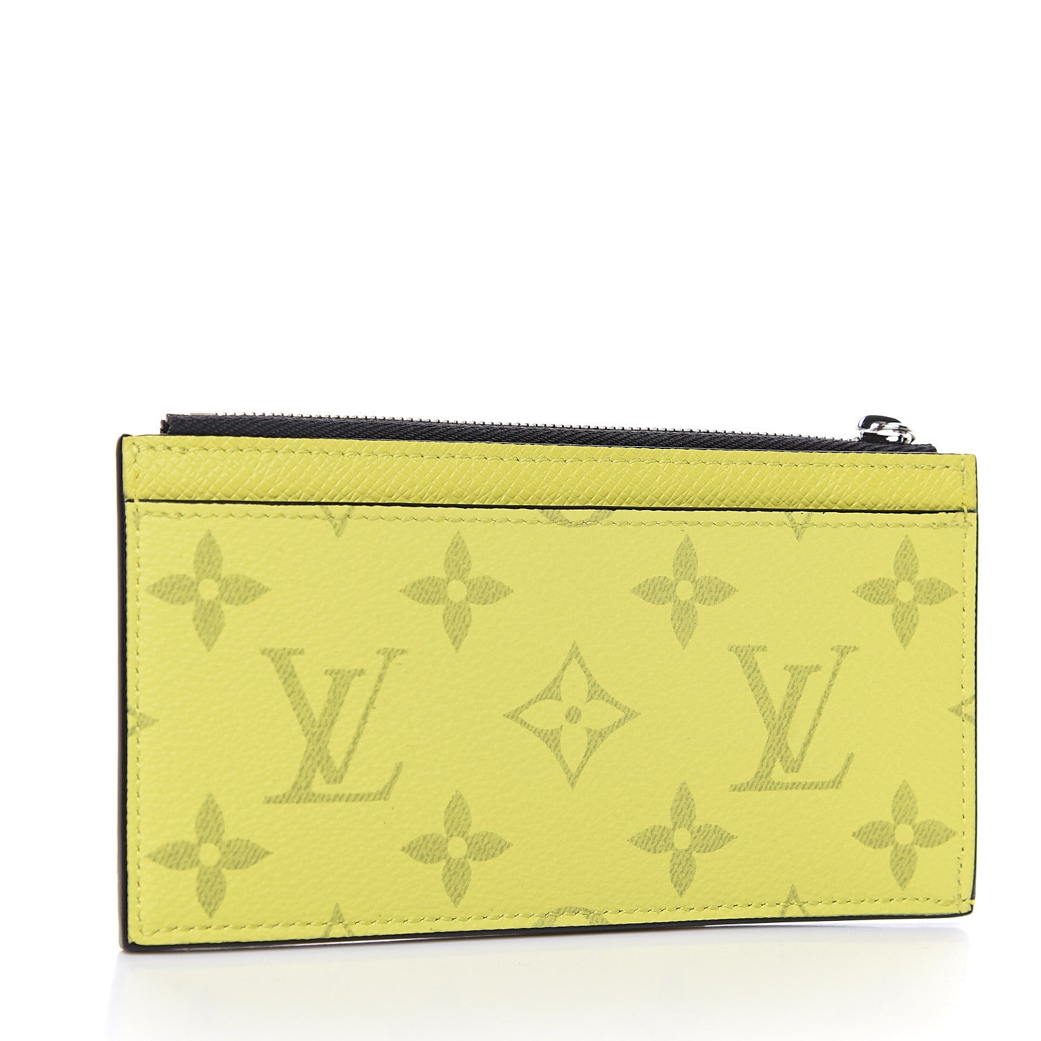 Louis Vuitton Monogram Taiga Coin Card Holder Yellow 2 of 6