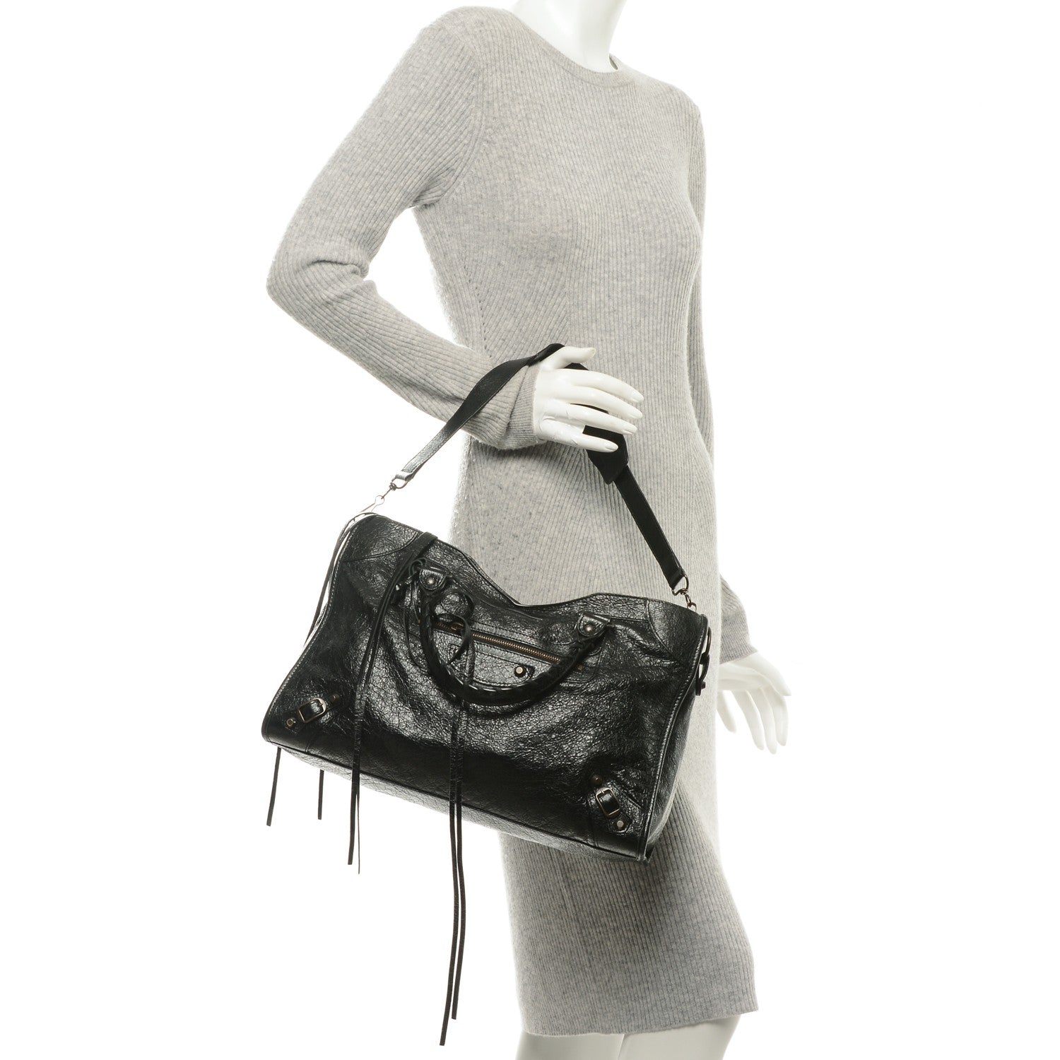 Balenciaga Agneau Classic Hardware City Black 2 of 9