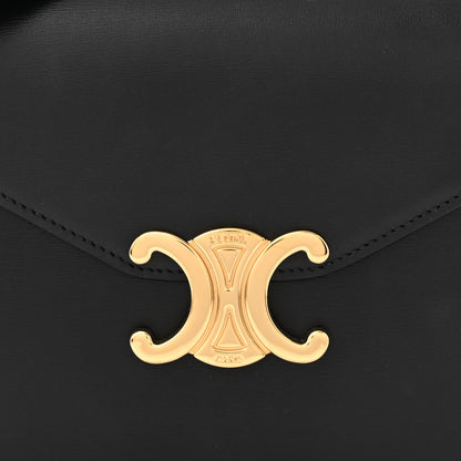 Celine Shiny Calfskin Triomphe Margo Wallet on Chain Black 8 of 12