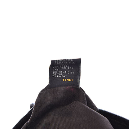 Fendi Zucca B Bis Flap Bag Tobacco Castagna 8 of 15