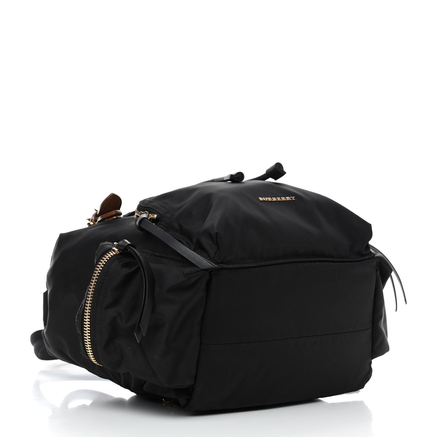 Nylon Medium Rucksack Backpack Black
