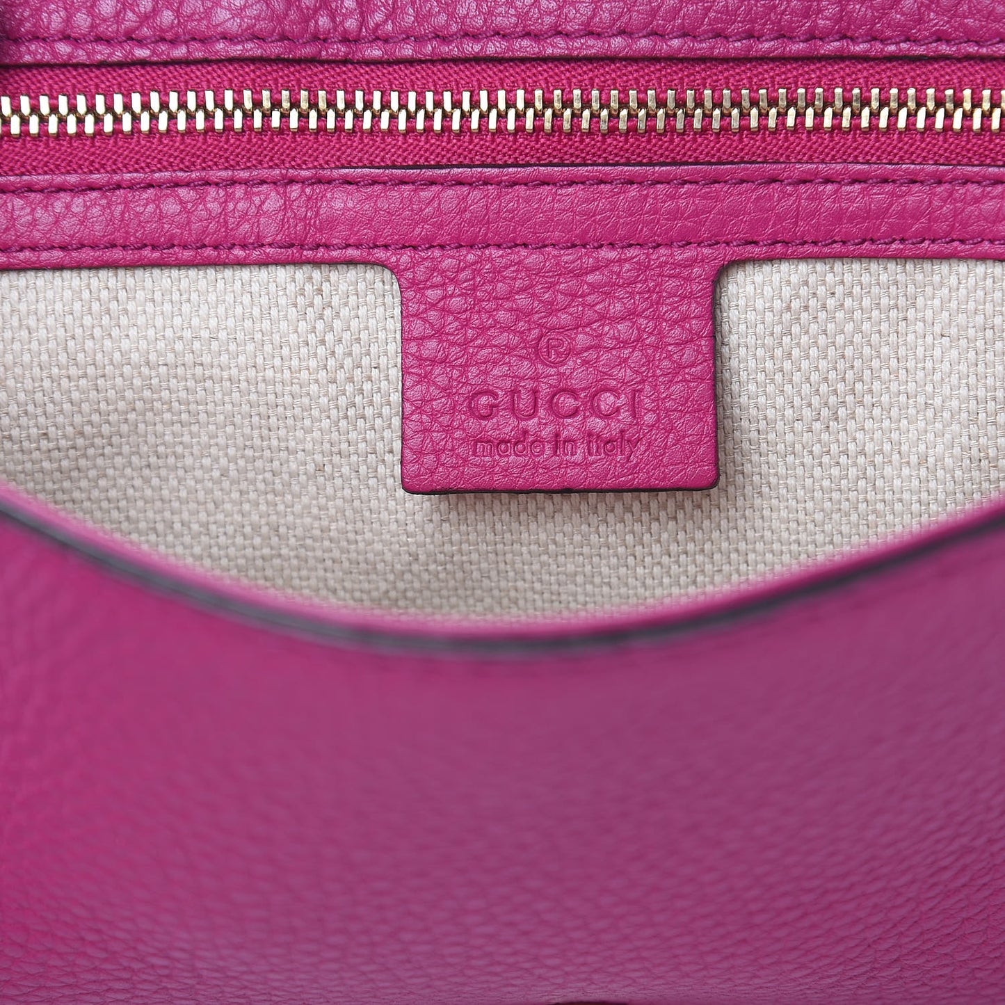 Cellarius Calfskin Medium Soho Flap Crossbody Bright Bouganville