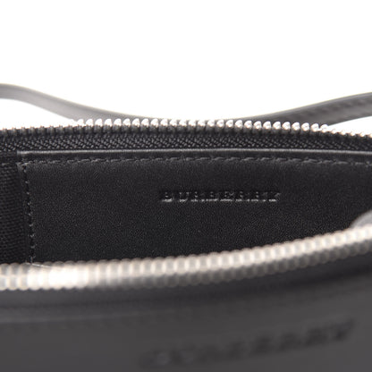 Burberry Mega Check Peyton Crossbody Clutch Bag Black 8 of 12