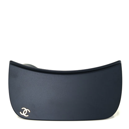 Chanel Acetate Visor Sunglasses 71046 Matte Black 7 of 9