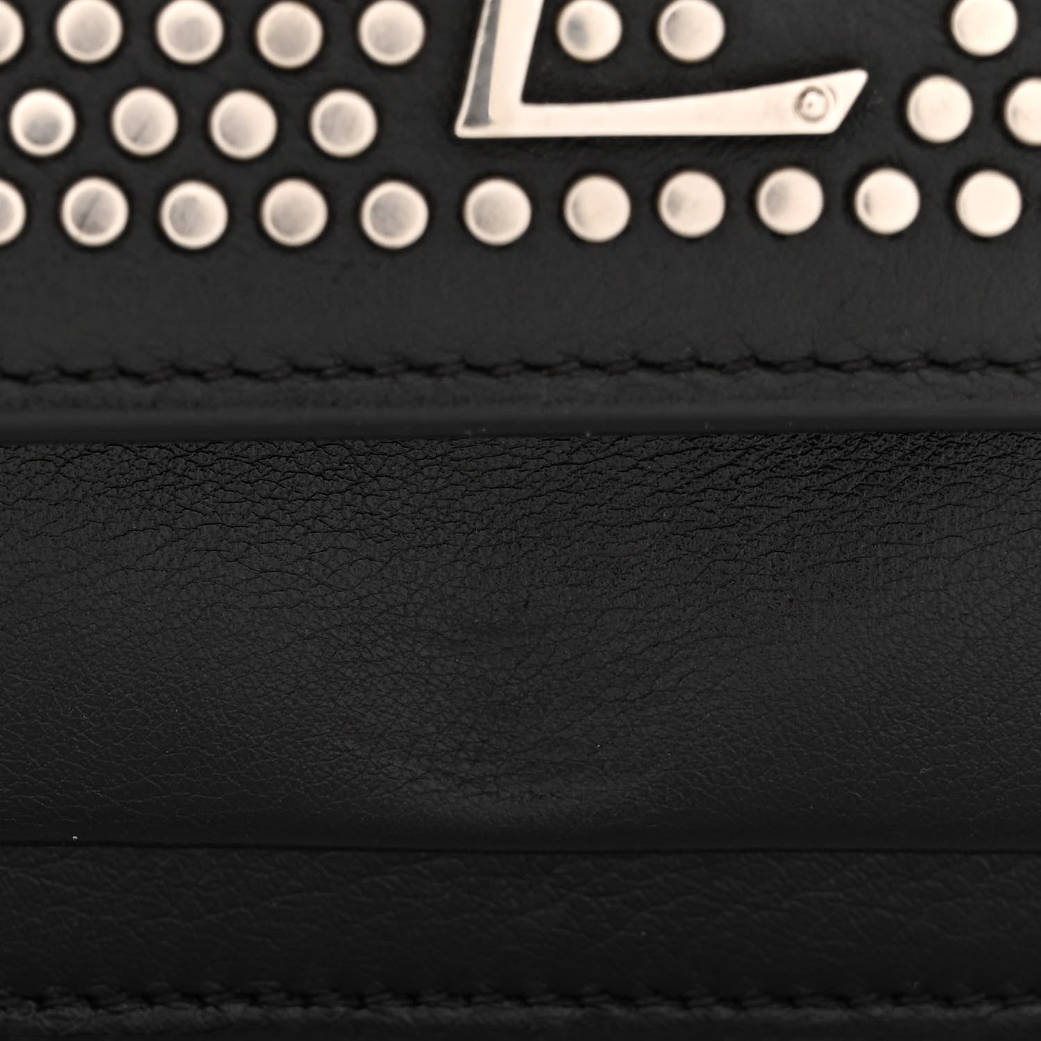 Saint Laurent Calfskin Studded Small Monogram Sunset Black 12 of 12