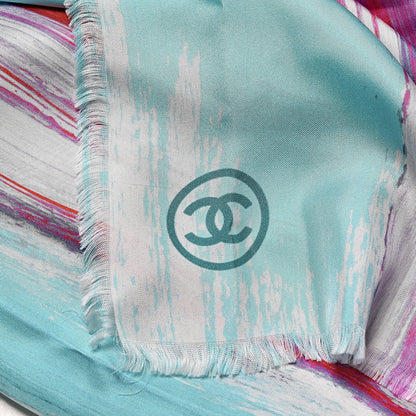Chanel Silk CC Scarf Multicolor 4 of 4