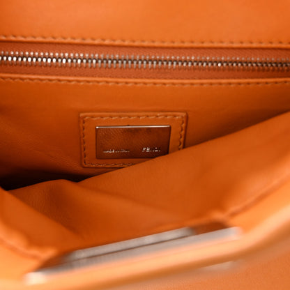 Fendi Nappa Mini Peekaboo Iconic Satchel Giallo Syrup 7 of 10